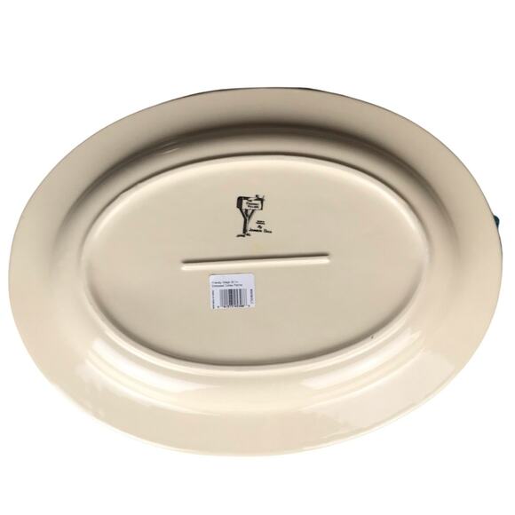 Johnson Bros Friendly Village 3D Embossed Turkey Platter 18.5” Large 90s In Box - Picture 3 of 11